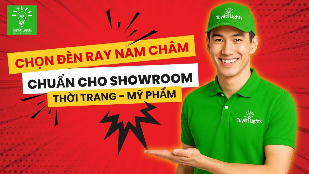 Đèn ray nam châm – Bí quyết giúp showroom thời trang, mỹ phẩm tỏa sáng